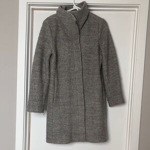 Nine West Light Gray Wool Coat